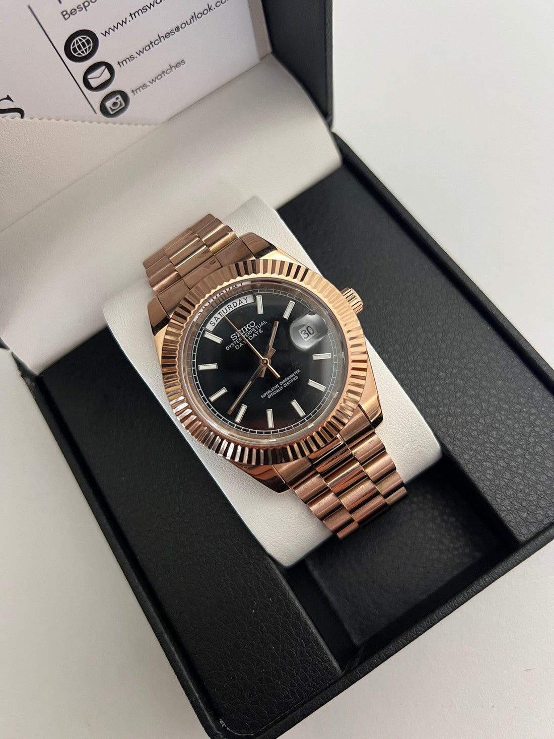 Datejust Homage Watches | Rosevari Watches Seiko mod